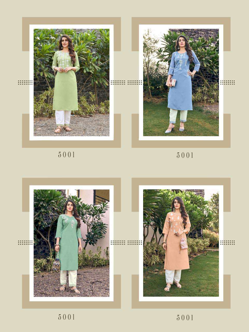 VITARA FASHION PRESENTS ARDAS HEAVY MAGIC SLUB WITH EMBROIDERY WHOLESALE KURTI COLLECTION