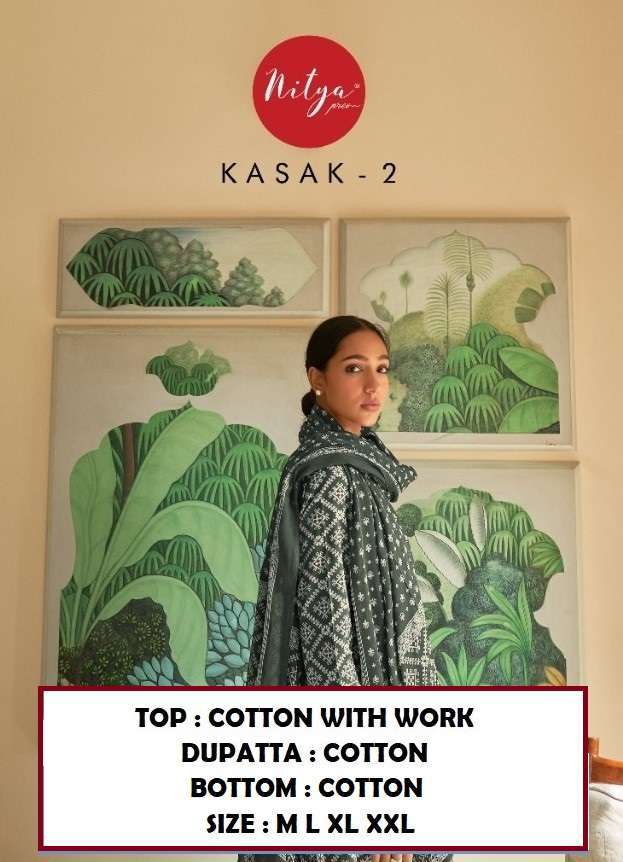 LT NITYA PRESENTS KASAK VOL 2 COTTON WITH WORK WHOLESALE READYMADE COLLECTION