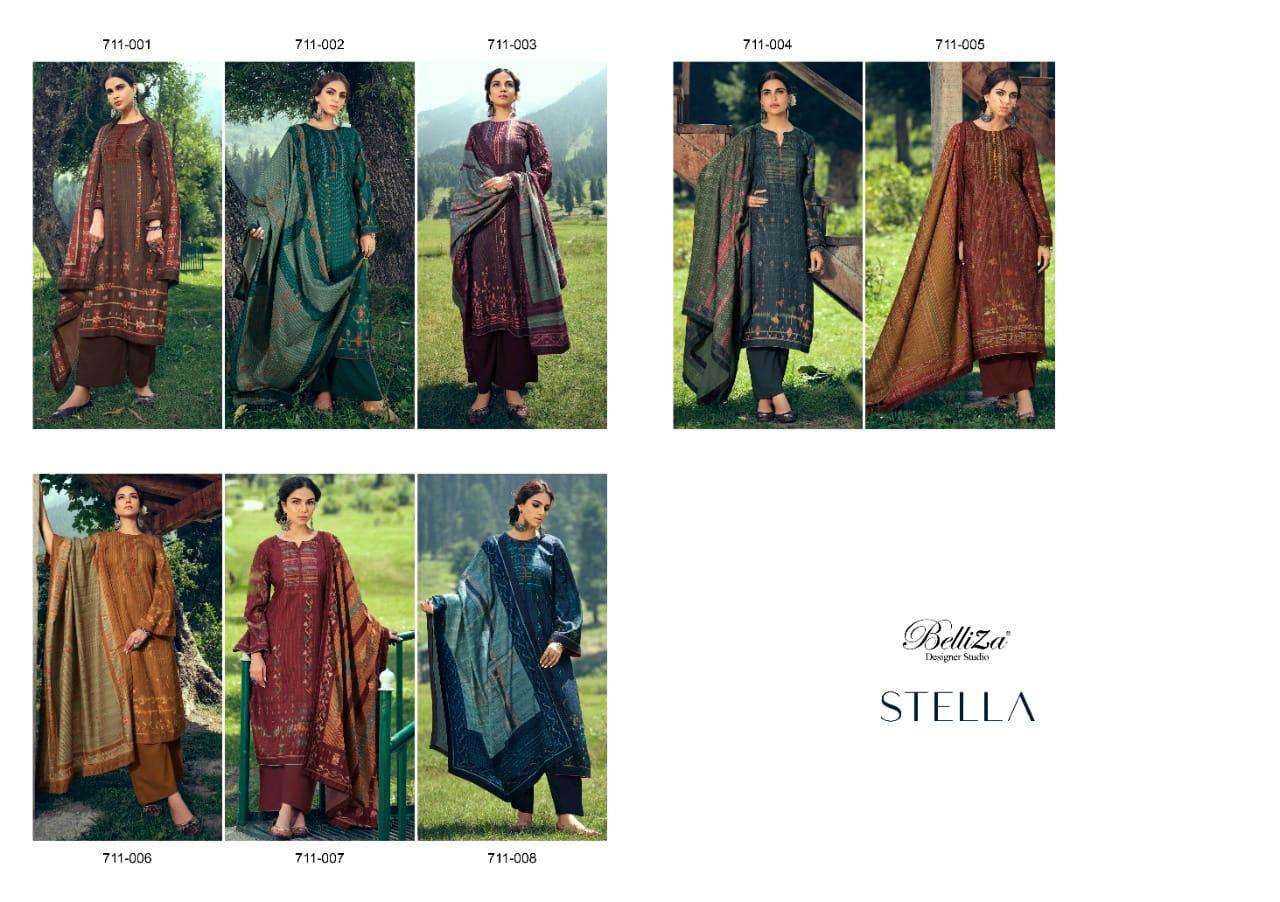 BELLIZA DESIGNER PRESENTS STELLA PASHMINA DIGITAL PRINT WHOLESALE SALWAR KAMEEZ