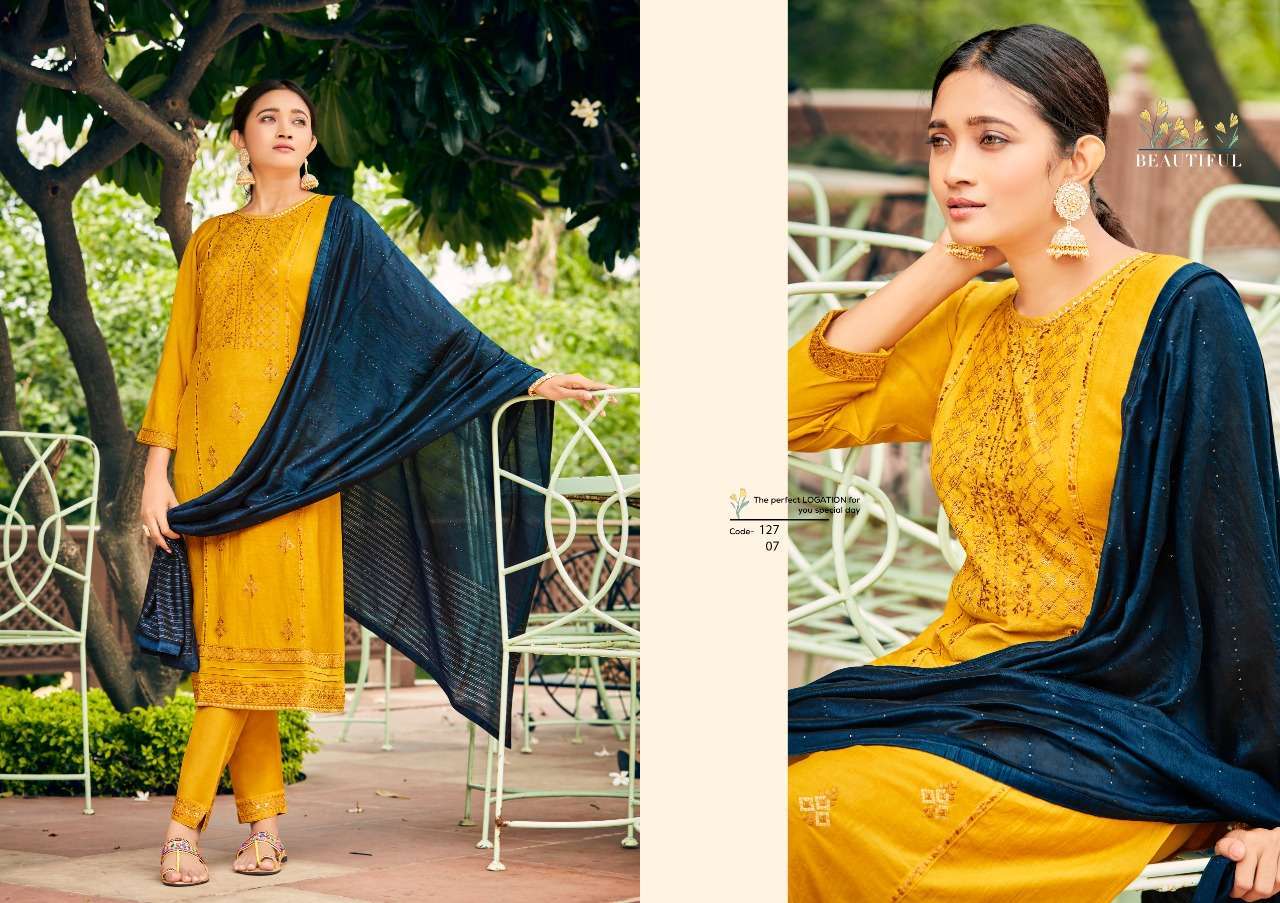 KESSI FABRICS PRESENTS PRINCESS VOL 2 LINING SILK SEQUENCE WHOLESALE SALWAR KAMEEZ