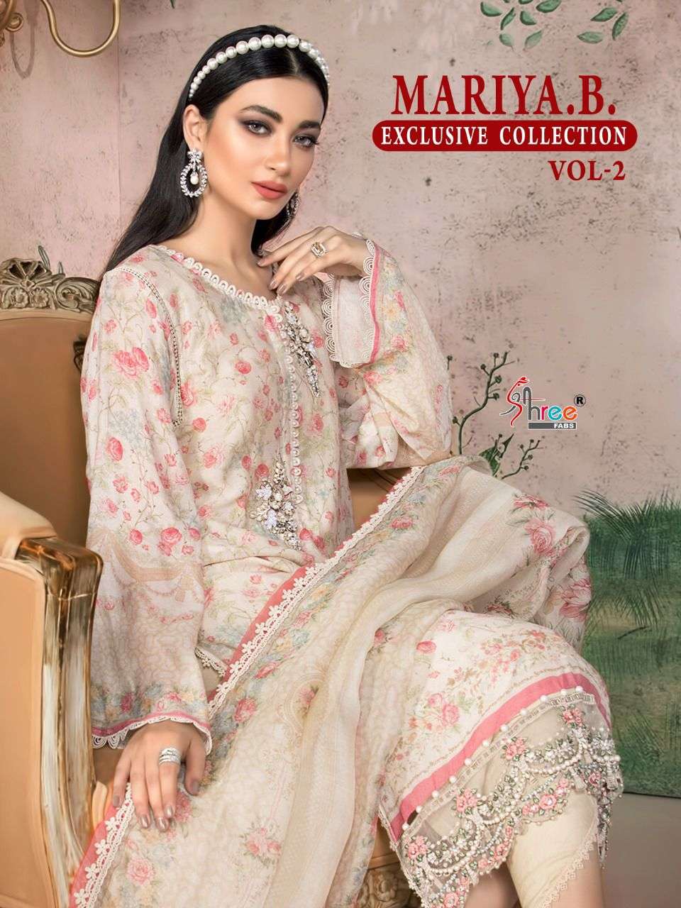 SHREE FABS PRESENTS MARIYA B EXCLUSIVE COLLECTION VOL 2 COTTON WHOLESALE PAKISTANI SUITS