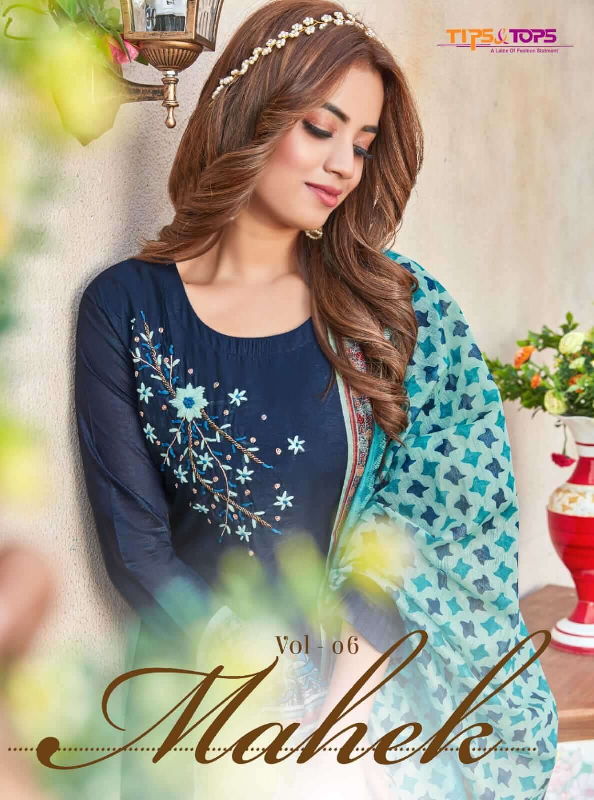 TIPS & TOPS PRESENTS MAHEK VOL 6 CHANDERI SILK WHOLESALE READYMADE COLLECTION