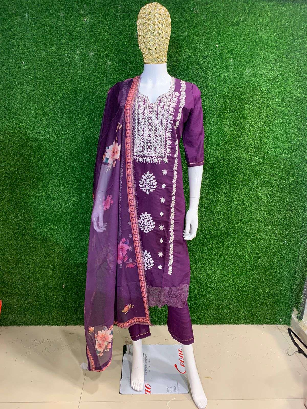 BEMITEX INDIA PRESENTS MODAL FABRIC LATEST DESIGNER 3 PIECE SUIT IN HEAVY DIGITAL PRINT ON DUPATTA WHOLESALE SHOP IN SURAT - BEMITEX