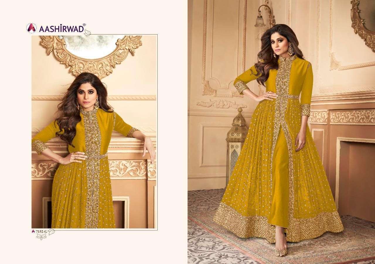 AASHIRWAD CREATION PRESENTS ANOKHI NEW COLORS 7152 SERIES WHOLESALE SALWAR KAMEEZ