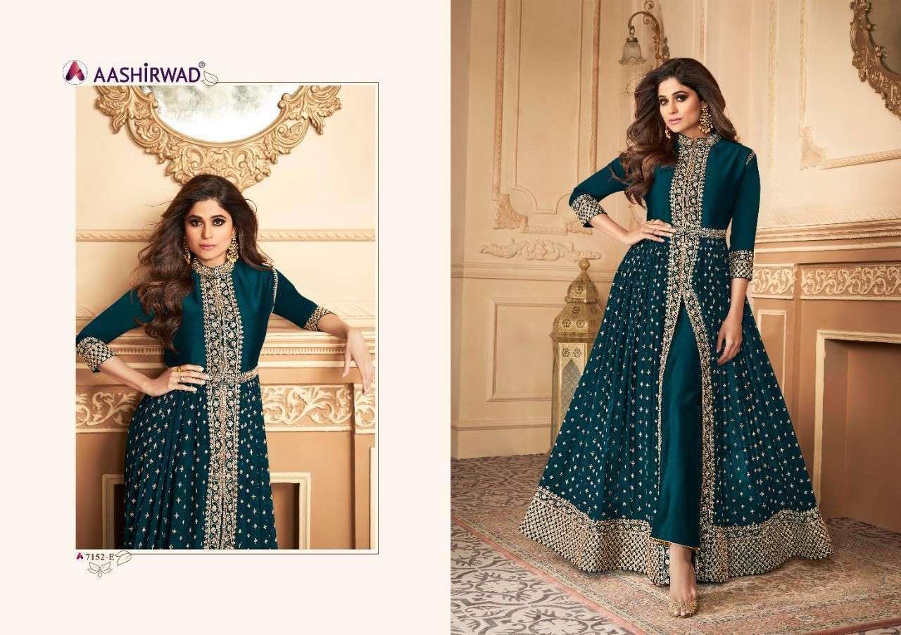AASHIRWAD CREATION PRESENTS ANOKHI NEW COLORS 7152 SERIES WHOLESALE SALWAR KAMEEZ