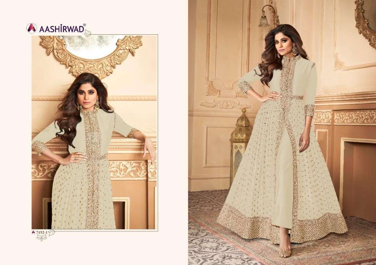 AASHIRWAD CREATION PRESENTS ANOKHI NEW COLORS 7152 SERIES WHOLESALE SALWAR KAMEEZ