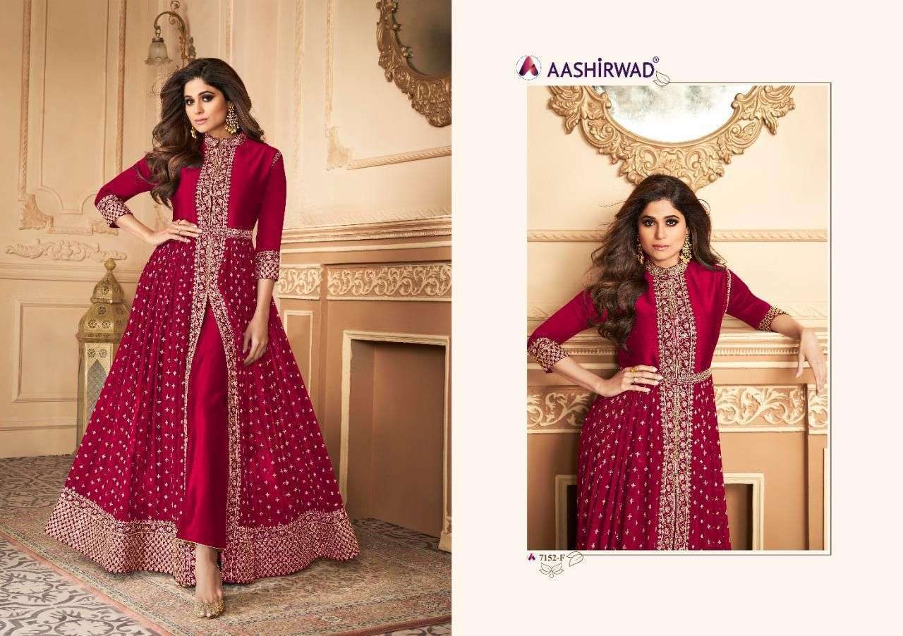 AASHIRWAD CREATION PRESENTS ANOKHI NEW COLORS 7152 SERIES WHOLESALE SALWAR KAMEEZ
