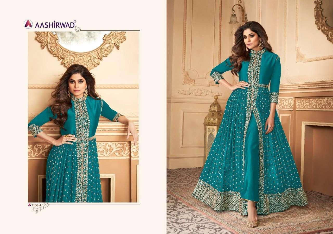 AASHIRWAD CREATION PRESENTS ANOKHI NEW COLORS 7152 SERIES WHOLESALE SALWAR KAMEEZ