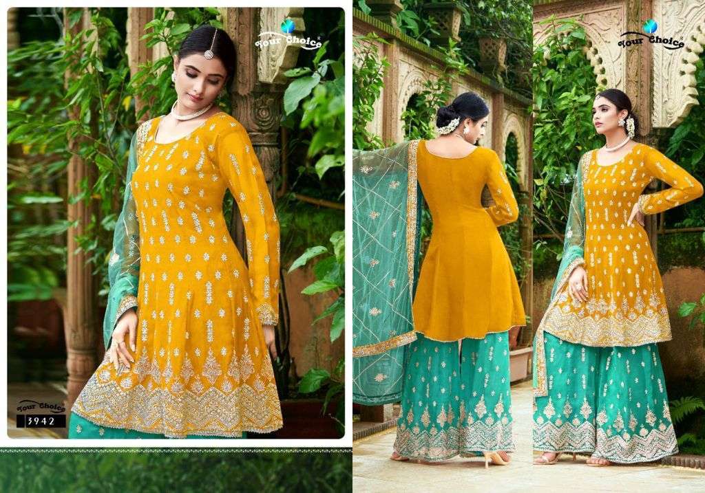 YOUR CHOICE PRESENTS GLORIES GEORGETTE EMBROIDERY WHOLESALE SALWAR KAMEEZ