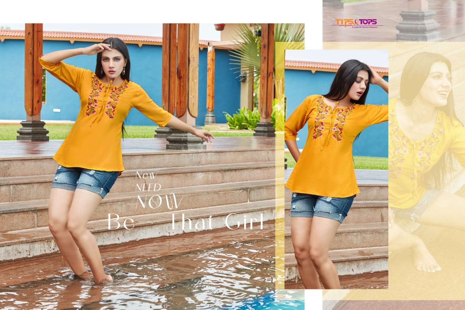 TIPS & TOPS PRESENTS BLOSSOM VOL 7 HEAVY RAYON LINEN EMBROIDERY WHOLESALE WESTERN TOPS
