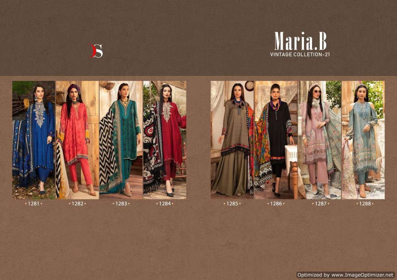 DEEPSY SUITS PRESENTS MARIA B VINTAGE COLLECTION 21 WHOLESALE PAKISTANI SUITS