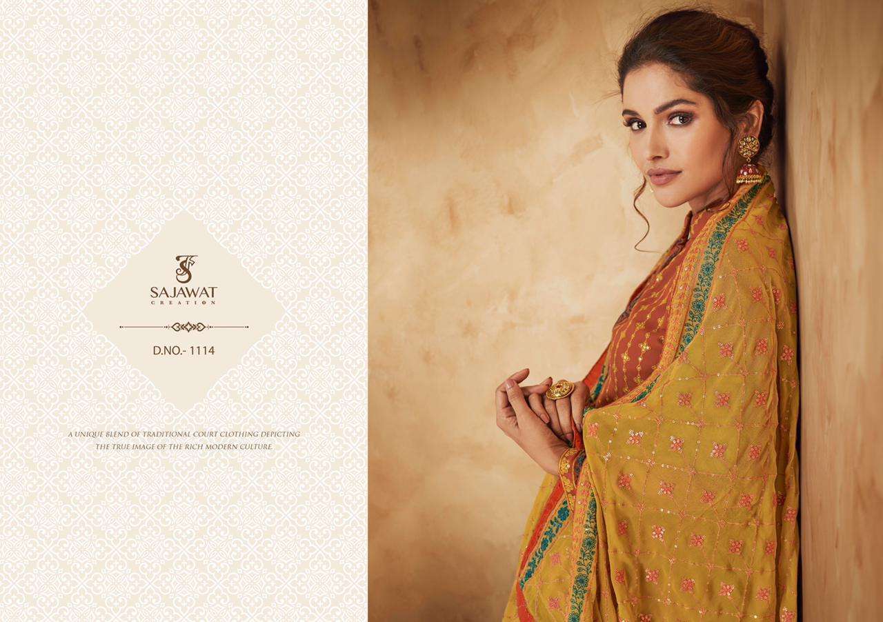 SAJAWAT CREATION PRESENTS PANKHI VOL 2 GEORGETTE EMBROIDERY WHOLESALE READYMADE COLLECTION