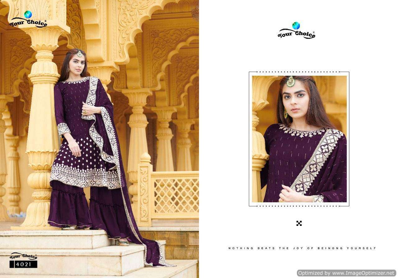 YOUR CHOICE PRESENTS HIFI BLOOMIMG GEORGETTE EMBROIDERY WHOLESALE SALWAR KAMEEZ
