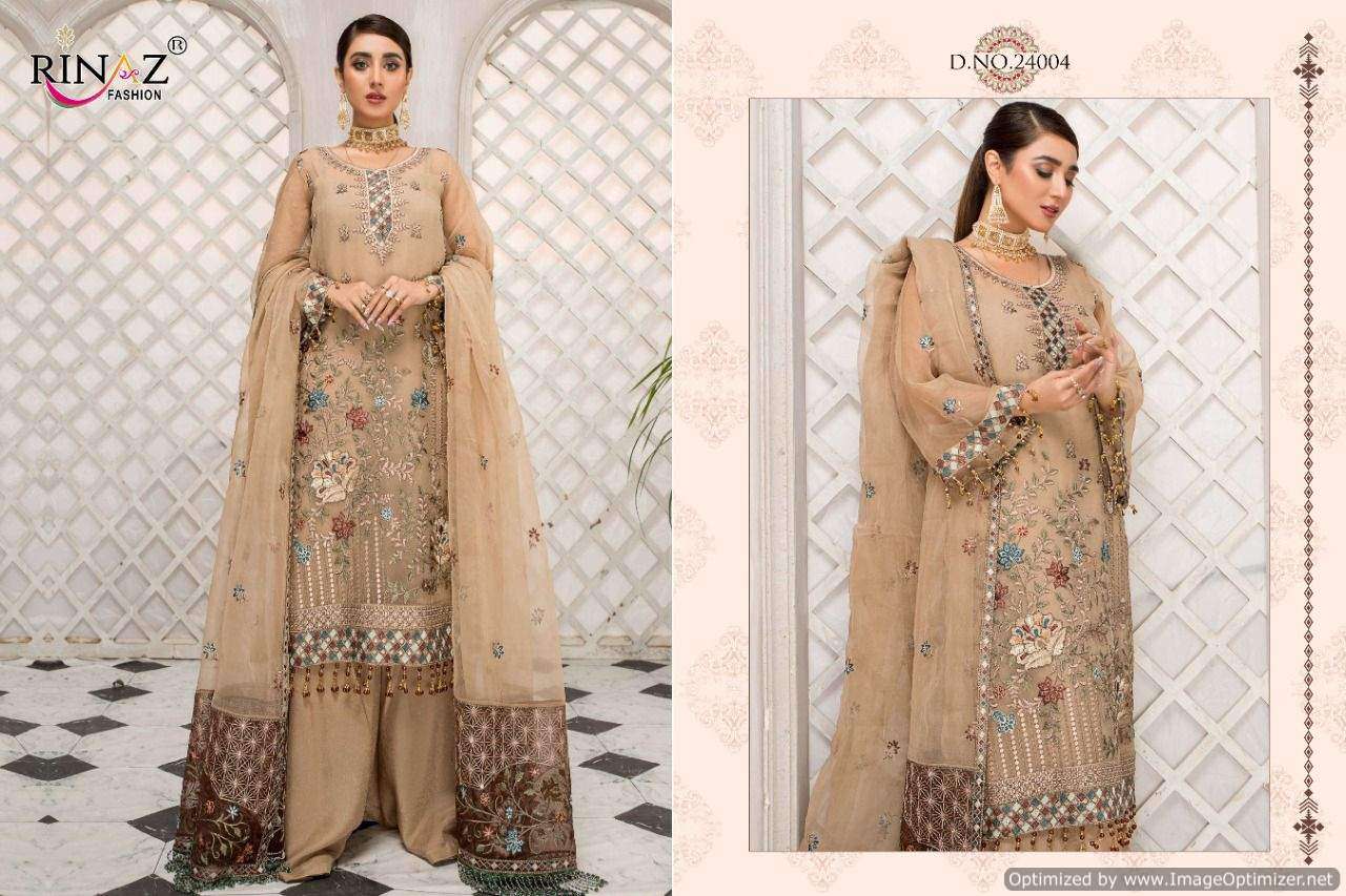 RINAAZ FASHION PRESENTS MARYAM GOLD VOL 16 GEORGETTE WITH EMBROIDERY WHOLESALE PAKISTANI SUITS