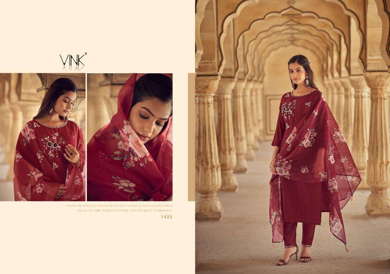 VINK PRESENTS SPARKLE VISCOSE EMBROIDERY WHOLESALE READYMADE COLLECTION