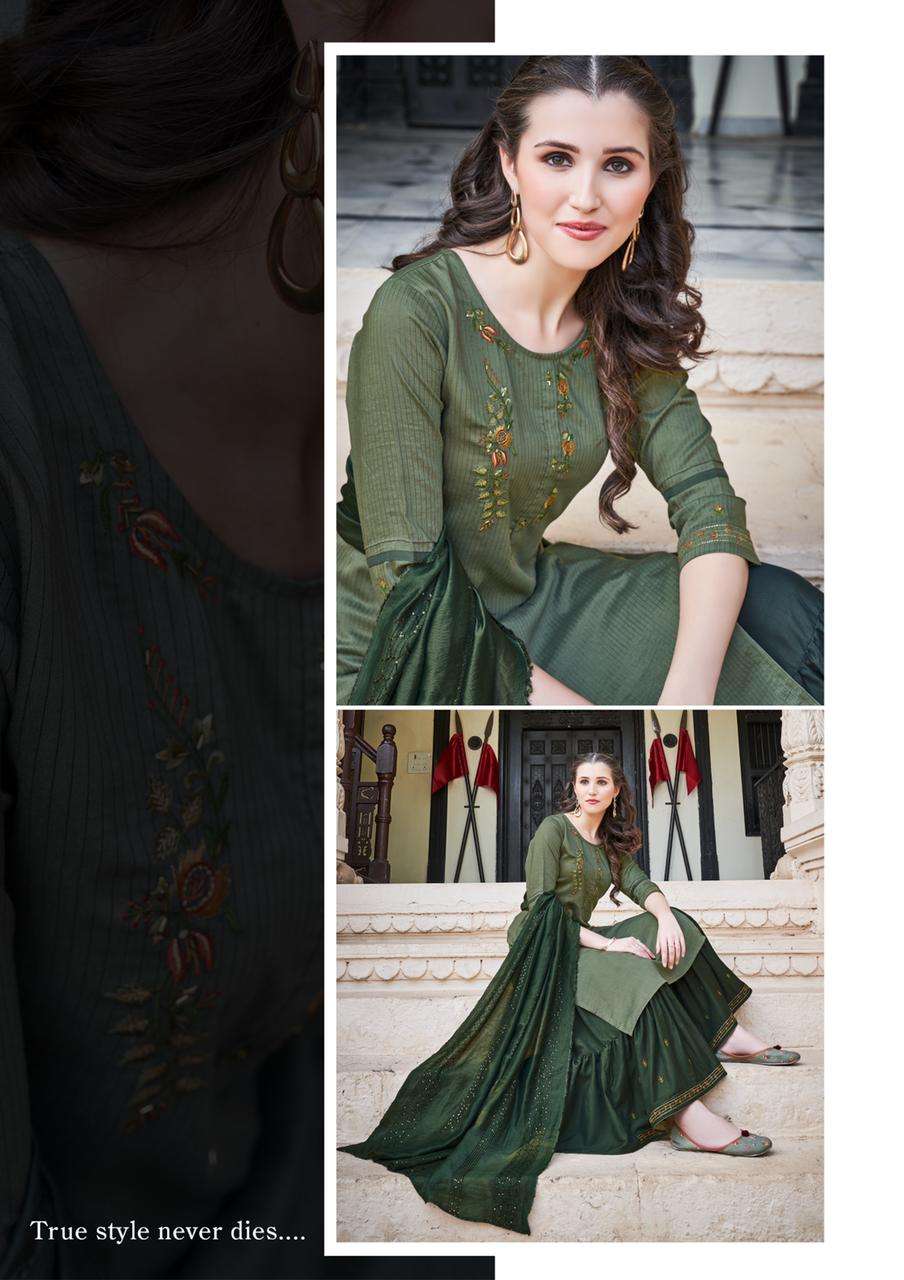 LADYVIEW PRESENTS HEER VISCOSE STRIP WHOLESALE READYMADE COLLECTION