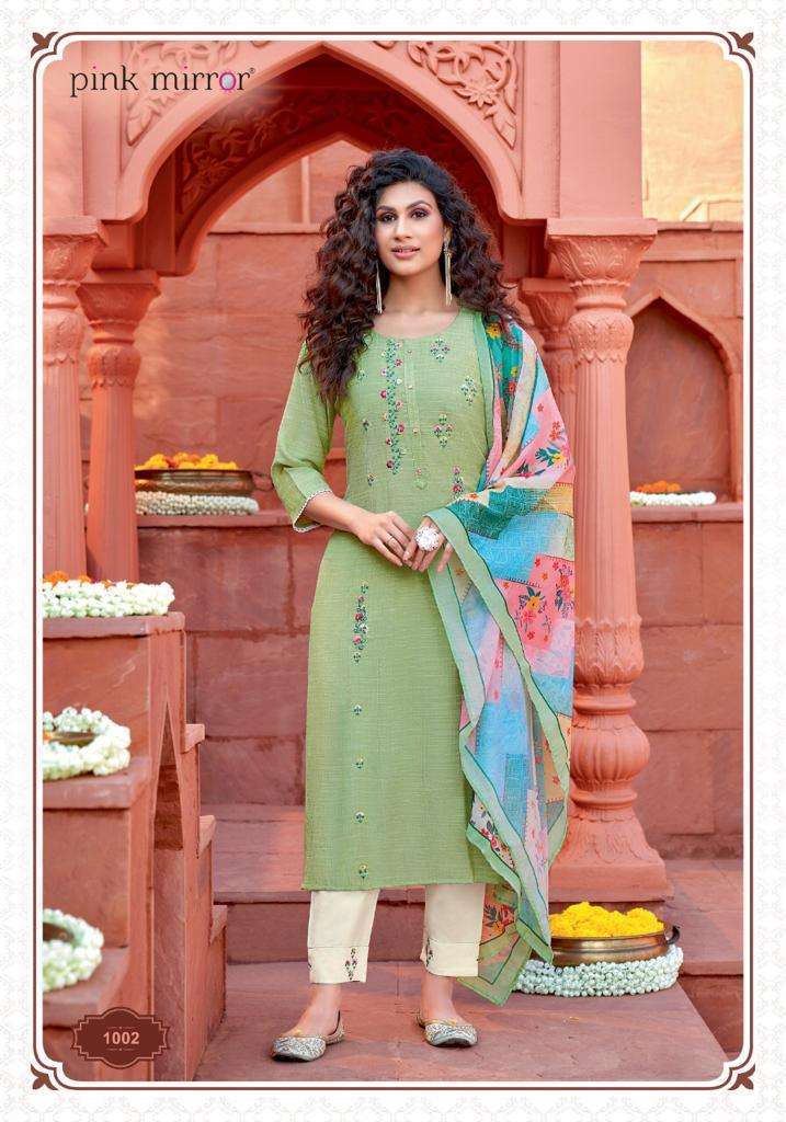 PINK MIRROR PRESENTS MINT VOL 2 VISCOSE EMBROIDERY WHOLESALE READYMADE COLLECTION