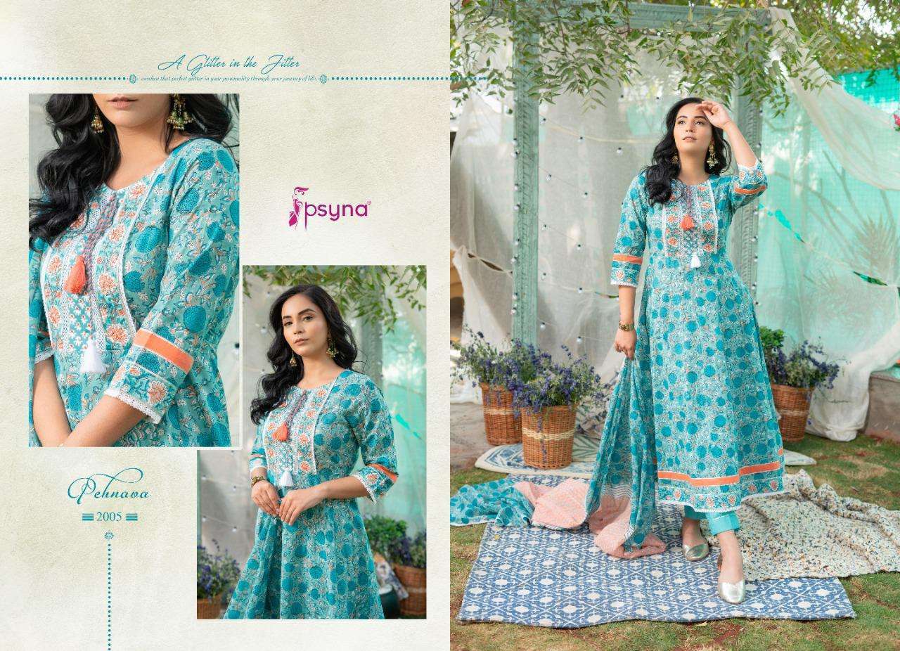 PSYNA PRESENTS PEHNAVA NEW EDITION VOL 2 COTTON WHOLESALE READYMADE COLLECTION