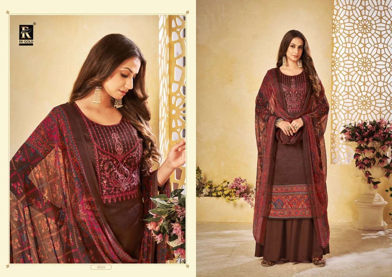 RK GOLD PRESENTS ANTRA PURE JAAM COTTON EMBROIDERY WHOLESALE SALWAR KAMEEZ