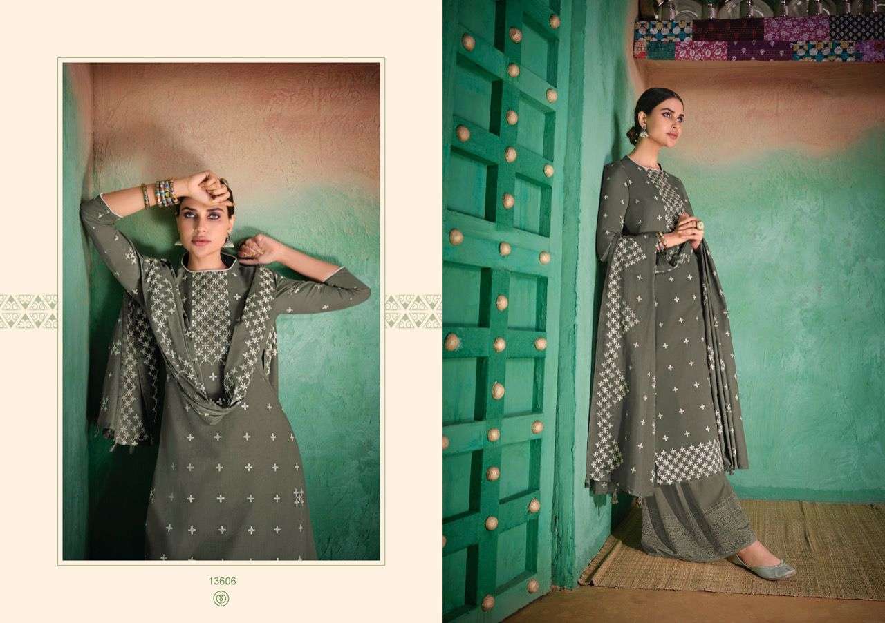 om tex triya 2011 series latest designer salwar suits dress material catalogue  wholesale surat