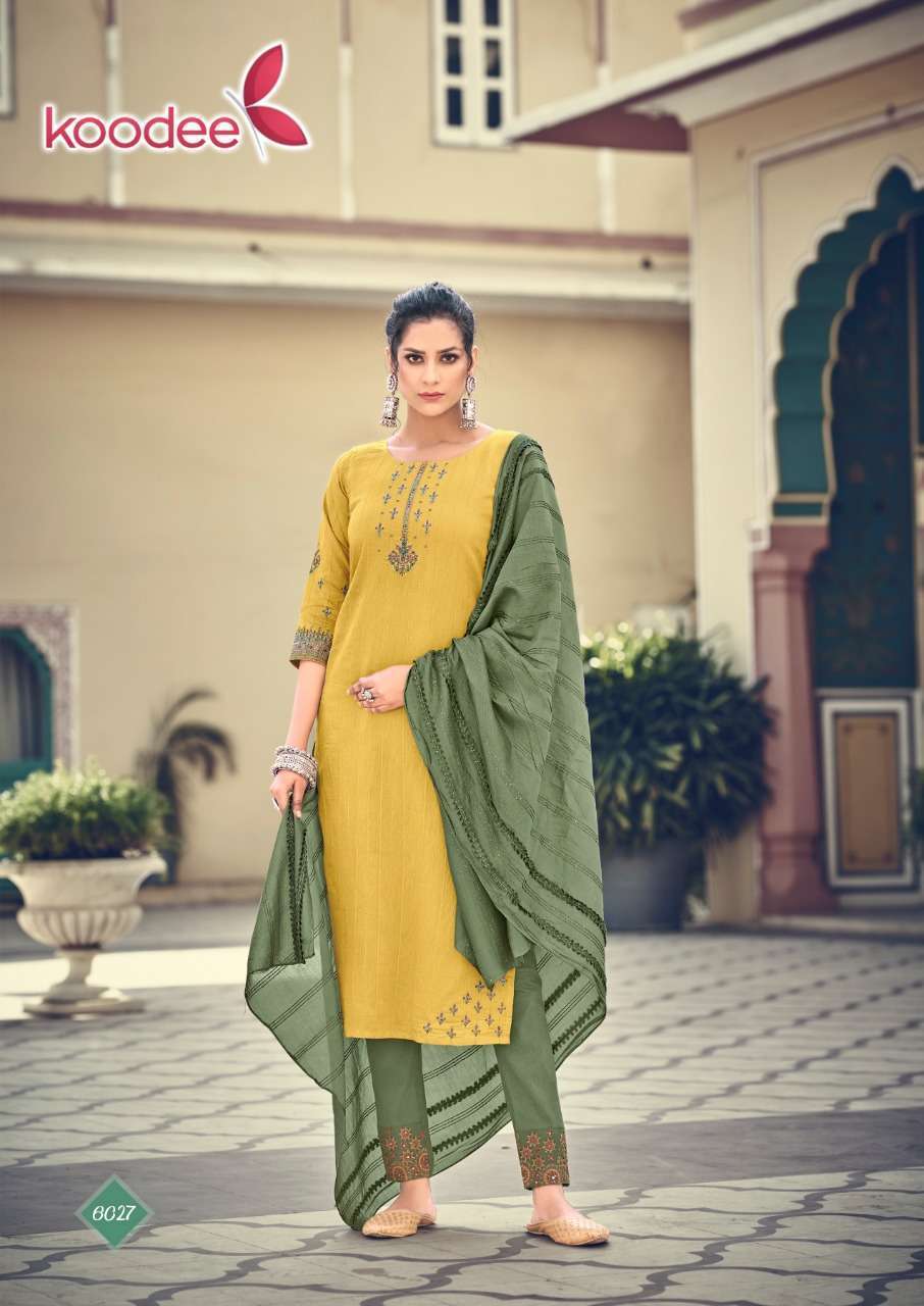 KOODEE PRESENTS ANUPAMA VOL 1 VISCOSE EMBROIDERY WHOLESALE READYMADE COLLECTION