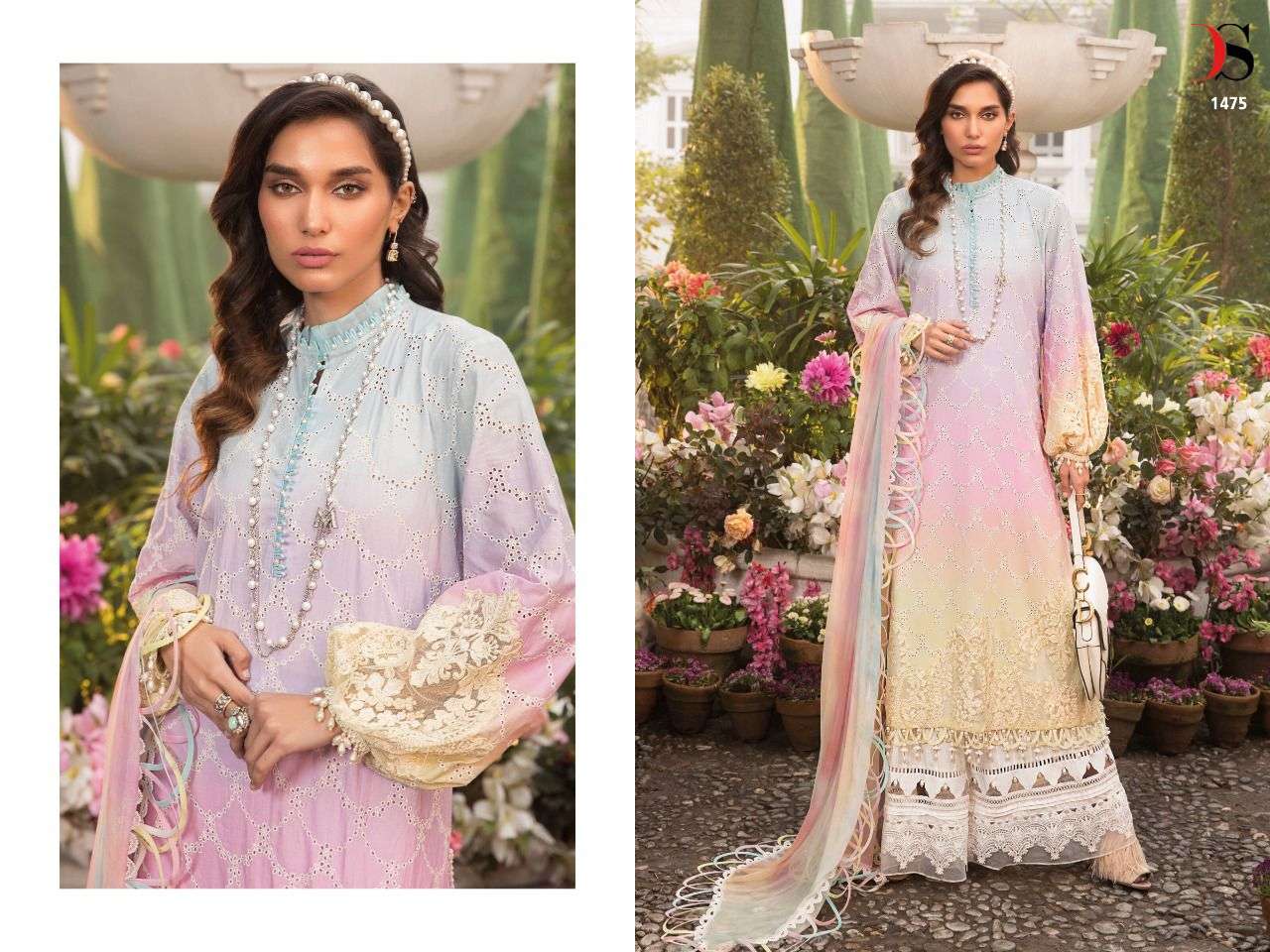 DEEPSY SUITS PRESENTS MARIA B LAWN 22 VOL 2 COTTON WITH EMBROIDERY WHOLESALE PAKISATANI SUIT