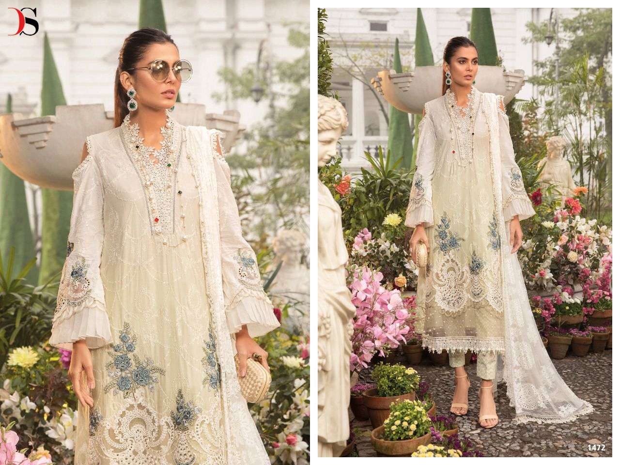 DEEPSY SUITS PRESENTS MARIA B LAWN 22 VOL 2 COTTON WITH EMBROIDERY WHOLESALE PAKISATANI SUIT