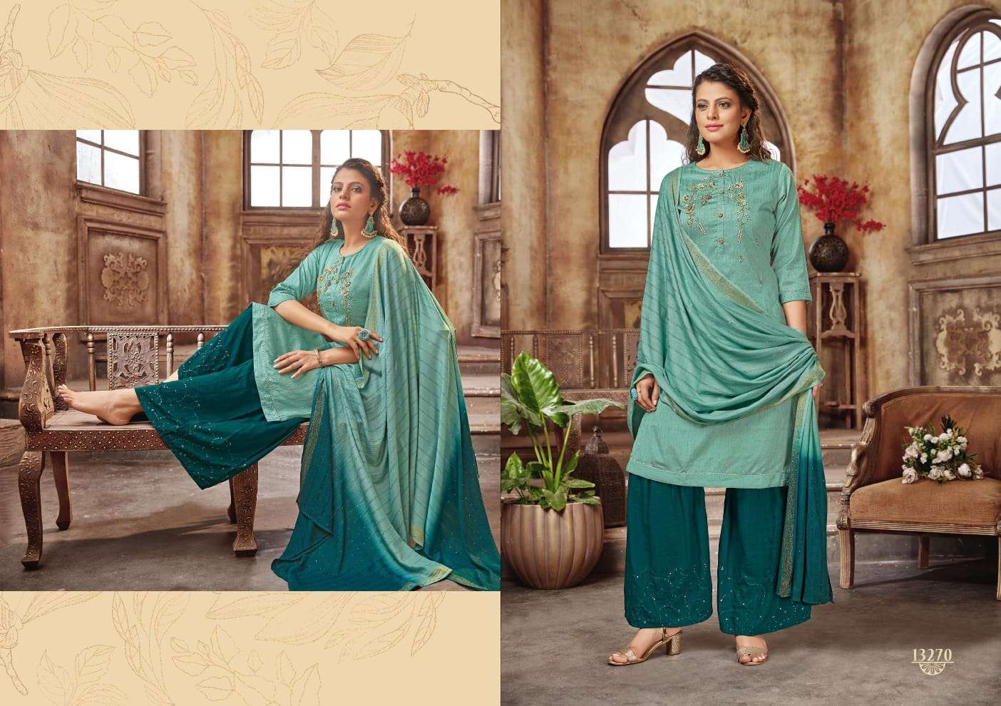 KALAROOP PRESENTS SHILPI HEAVY FANCY FABRIC HANDWORK WHOLESALE READYMADE COLLECTION