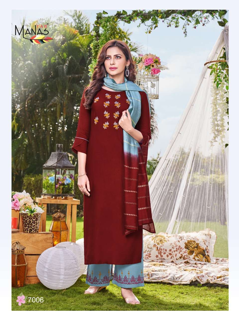 MANAS FAB PRESENTS ALINA RAYON WITH HEAVY WORK WHOLESALE READYMADE COLLECTION