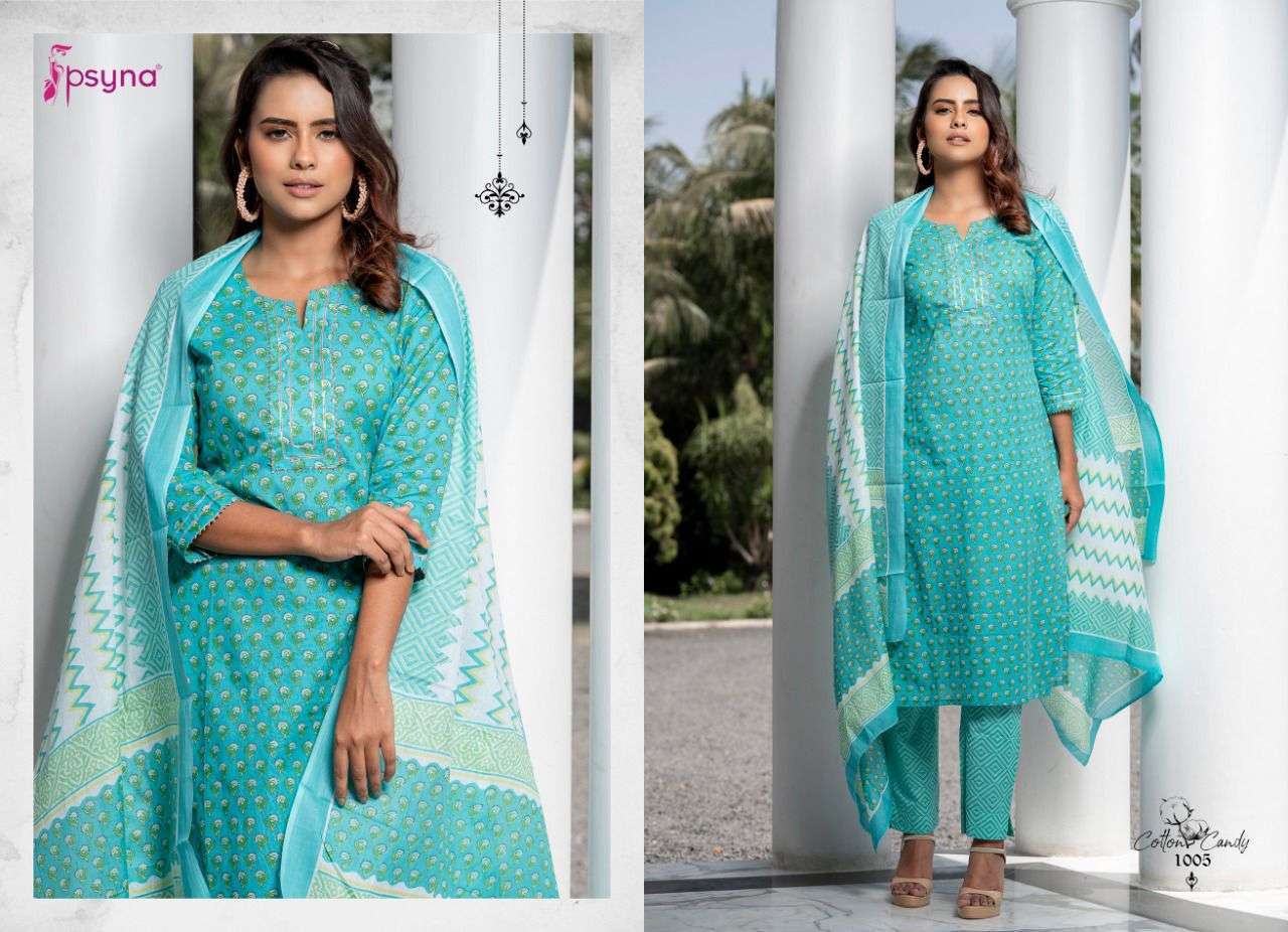 PSYNA PRESENTS COTTON CANDY PRINTED WHOLESALE READYMADE COLLECTION