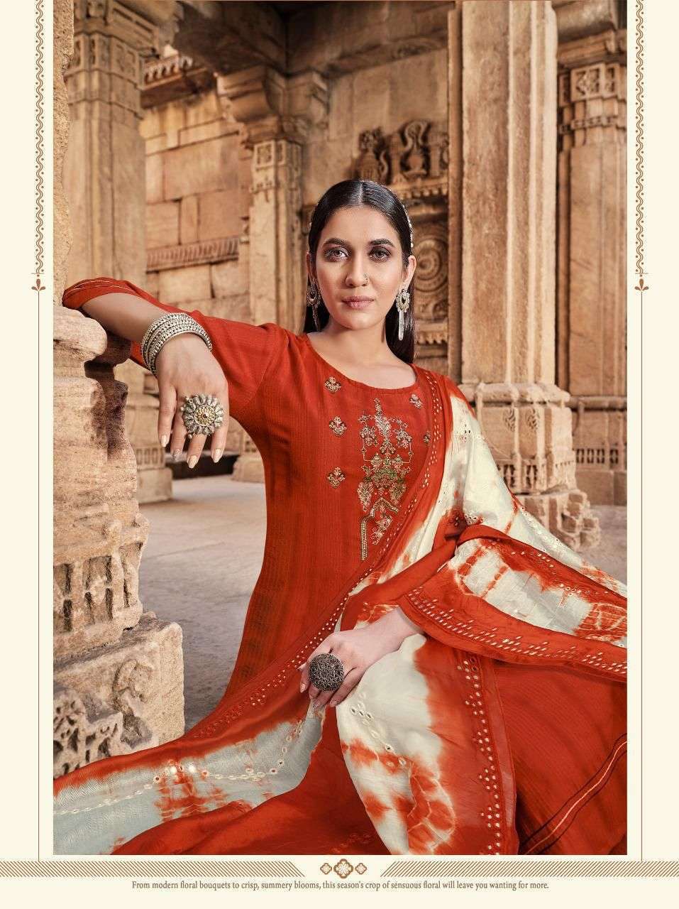 MITTOO PRESENTS LIFESTYLE RAYON WITH FANCY WORK WHOLESALE READYMADE COLLECTION
