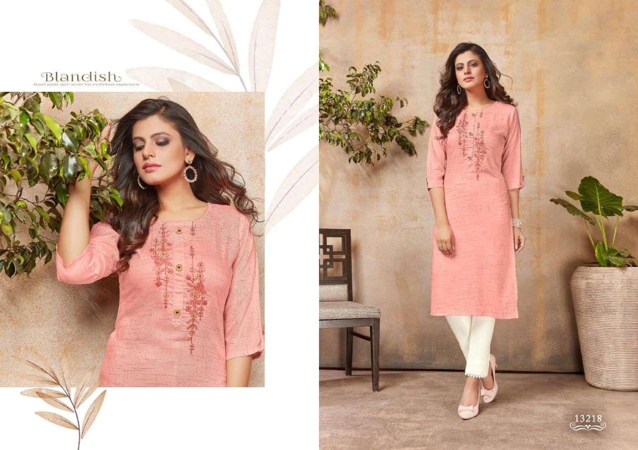 KALAROOP PRESENTS JERSEY HEAVY RAYON WITH EMBROIDERY WHOLESALE KURTI COLLECTION
