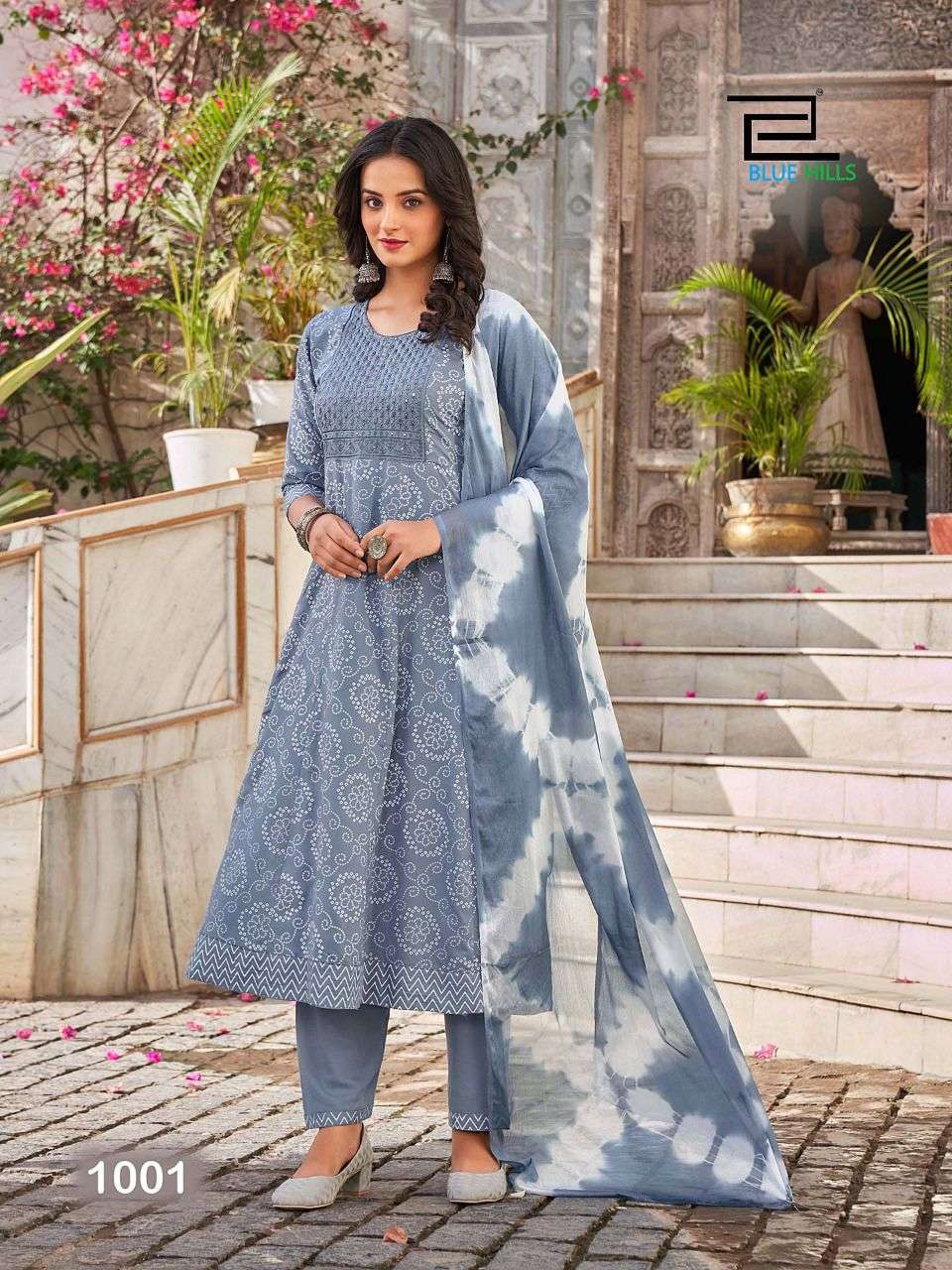 BLUE HILLS PRESENTS BHOOL BHULAIYAA PURE COTTON EMBROIDERY WHOLESALE READYMADE COLLECTION