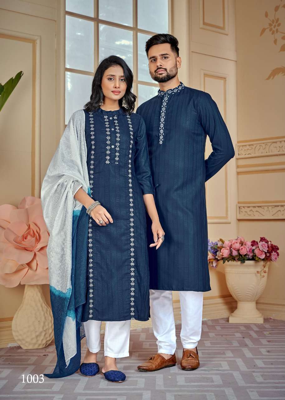 BANWERY FASHION PRESENTS COUPLE GOALS COTTON EMBROIDERY WHOLESALE READYMADE COLLECTION