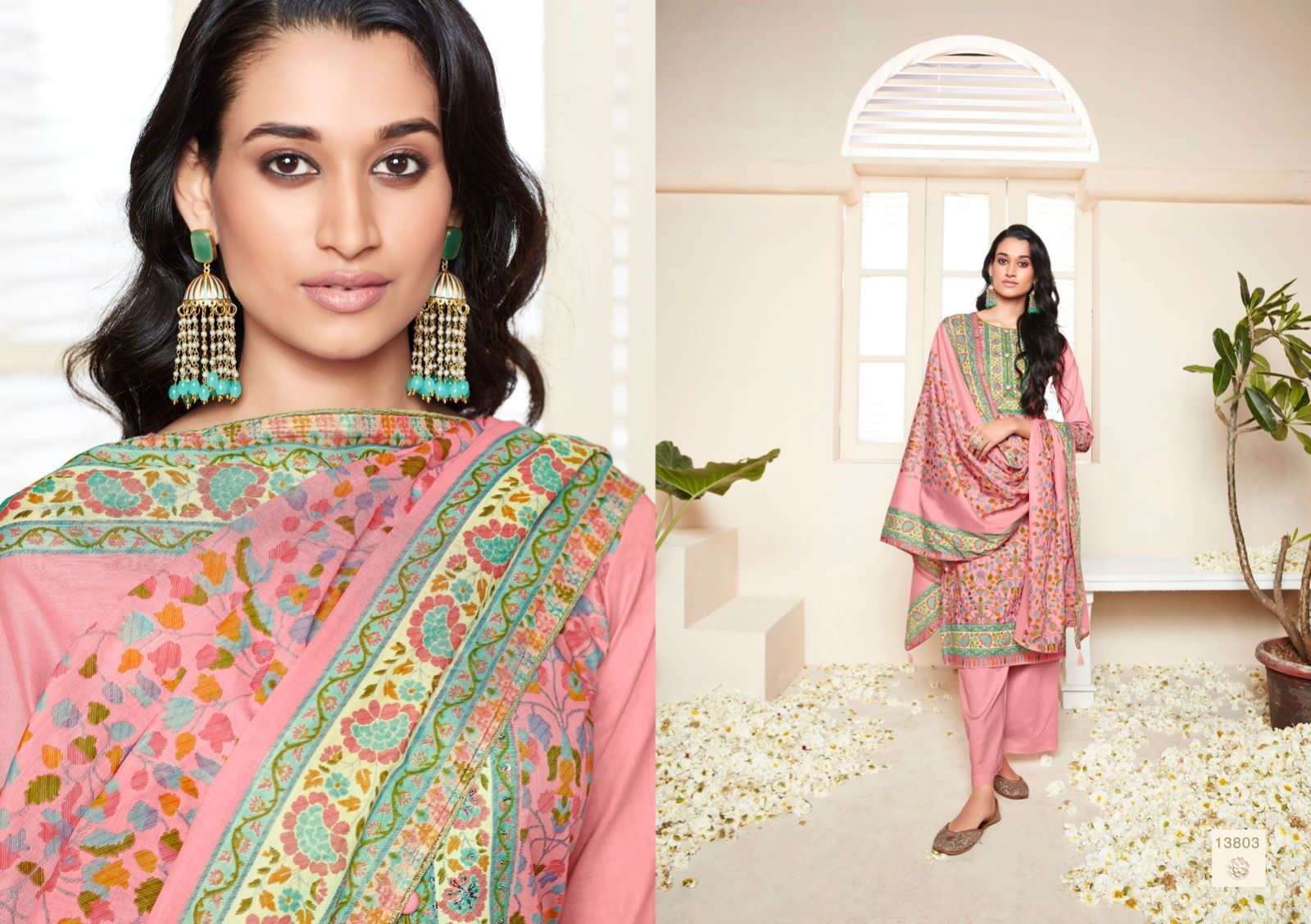 DEEPSY SUITS PRESENTS PANGHAT VOL 16 PURE COTTON WITH SELF EMBROIDERY WHOLESALE SALWAR KAMEEZ