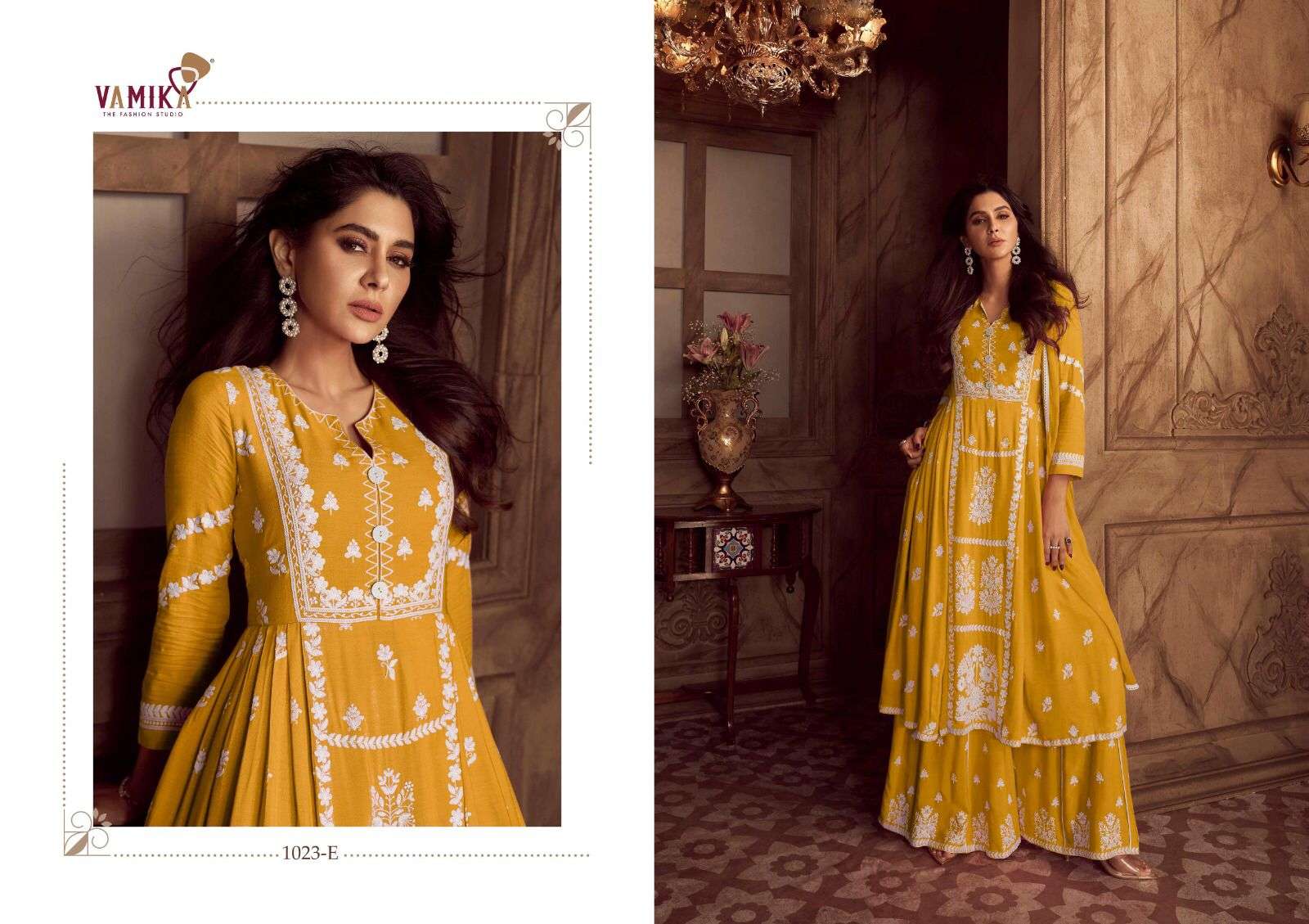 VAMIKA PRESENTS LAKHNAWI VOL 4 HEAVY RAYON EMBROIDERY WHOLESALE READYMADE COLLECTION