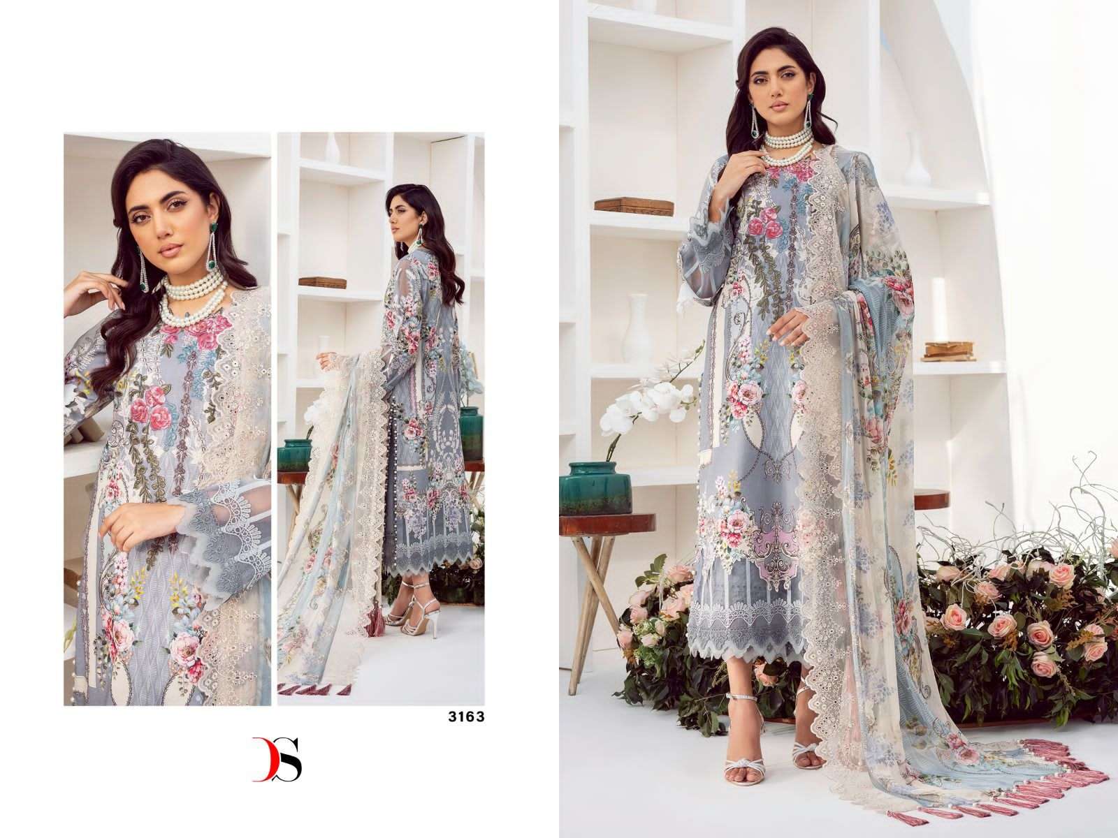 DEEPSY SUITS PRESENTS JADE NEEDLE WONDER 2023 COTTON PRINTS WITH HEAVY EMBROIDERY WHOLESALE PAKITANI SUITS